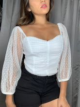 Load image into Gallery viewer, White Mesh Top
