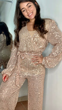 Load image into Gallery viewer, Champagne Long Romper
