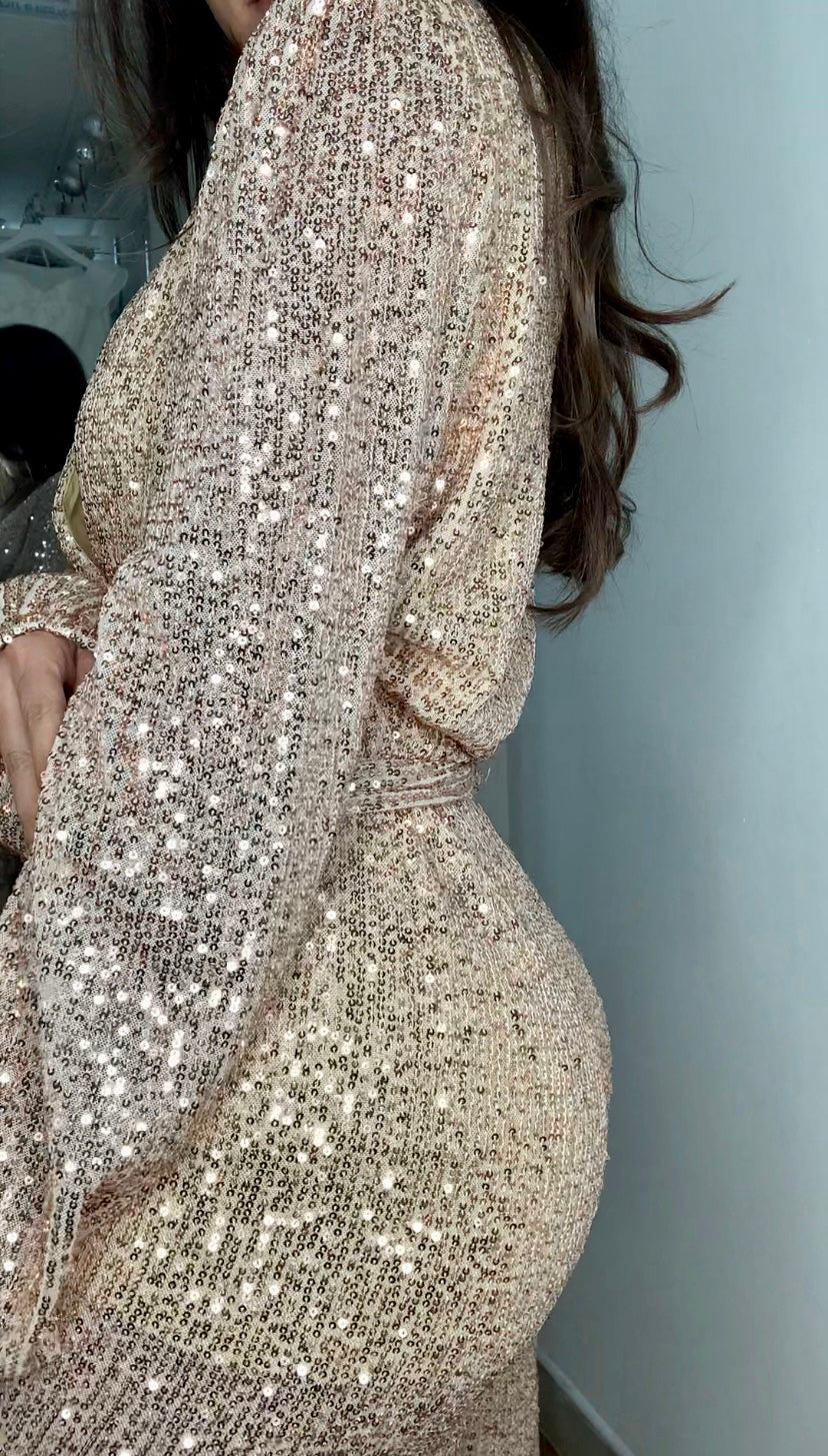 Champagne Long Romper