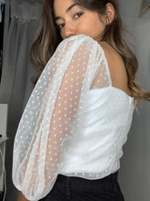 Load image into Gallery viewer, White Mesh Top
